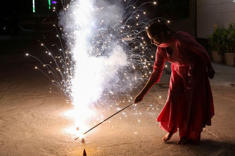 India Diwali pollution