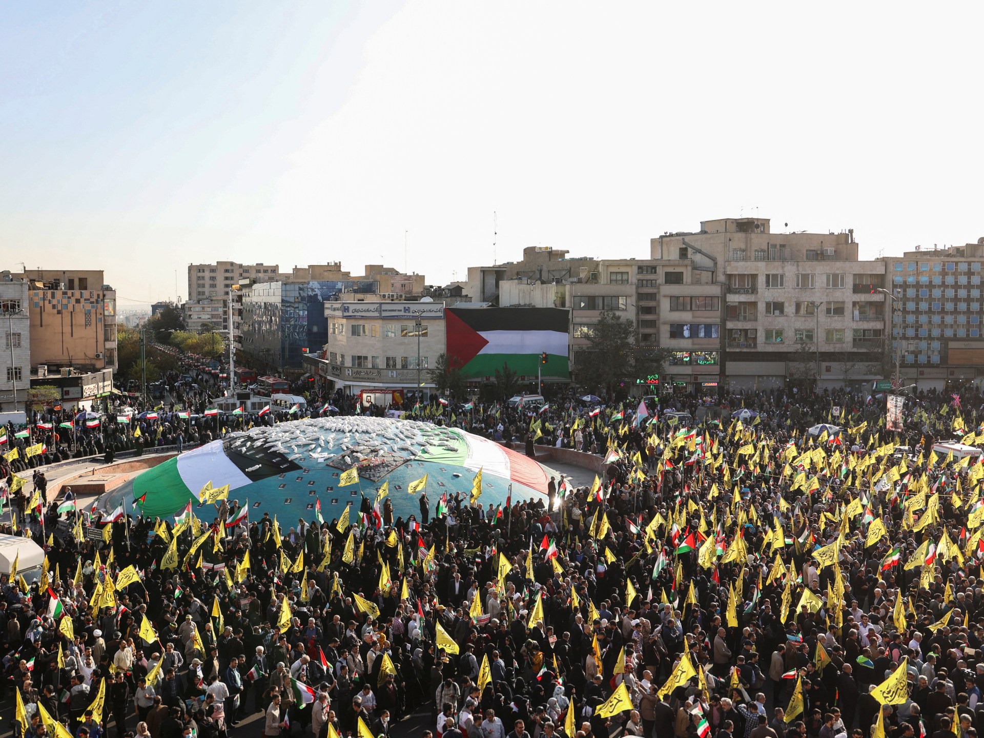 Thousands demonstrate across Iran to protest Gaza killing, criticize Israel and US |  News of the Israeli-Palestinian conflict