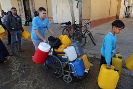 Drinking water shortages raise risk of gastrointestinal diseases spreading in the Gaza Strip [File: Ibraheem Abu Mustafa/Reuters]