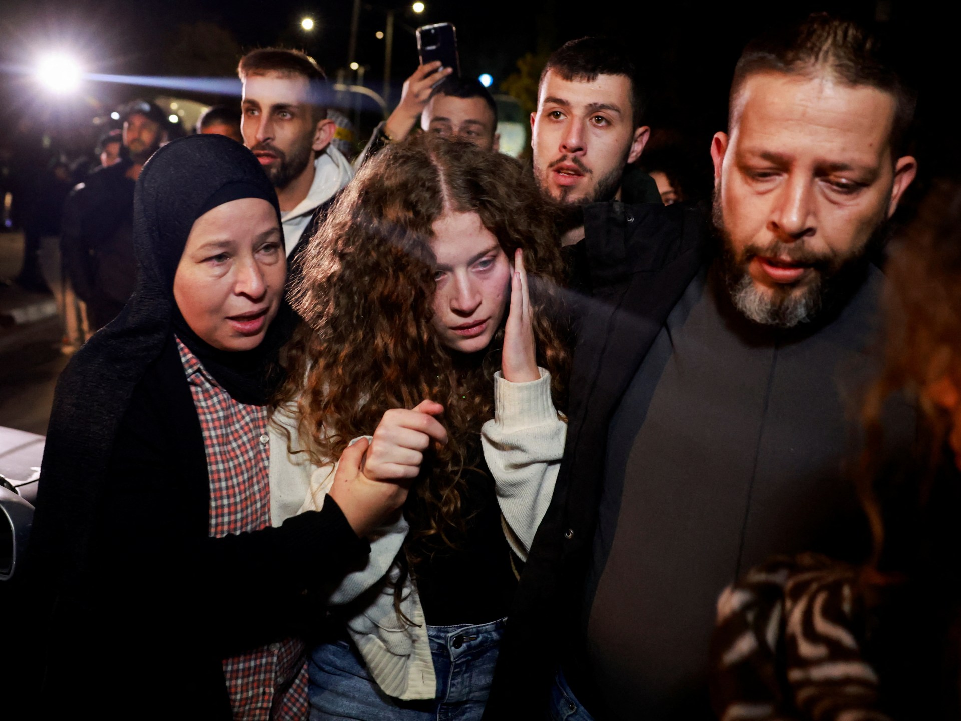 Palestinian activist Ahed Tamimi freed under Israel-Hamas truce | Israel-Palestine conflict