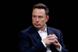 FILE PHOTO: Elon Musk, Chief Executive Officer of SpaceX and Tesla and owner of X, formerly known as Twitter June 16, 2023. REUTERS/Gonzalo Fuentes/File Photo