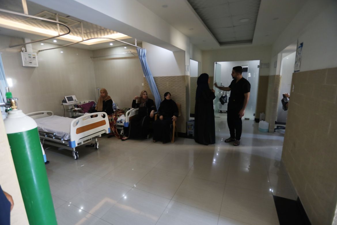 transfer of Shifa Hospital maternity ward to Helou Hospital