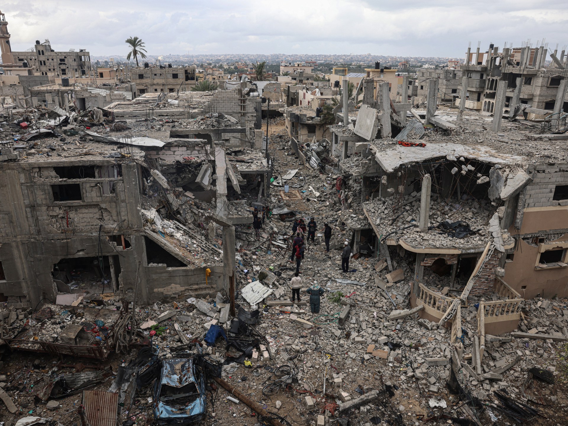 “We will rebuild”: Gaza families return to their destroyed homes |  Israel-Palestine conflict