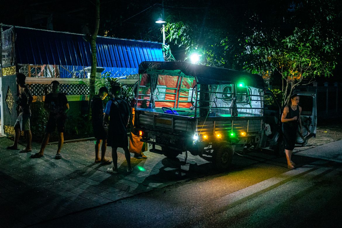Fighters from Yangon leave Myanmar’s commercial capital in darkness at 5am, with 13 people, including coaches and friends, squeezed into the back of a small Toyota truck.