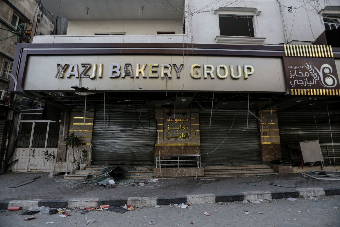 Gaza bakeries detroyed by Israeli strikes