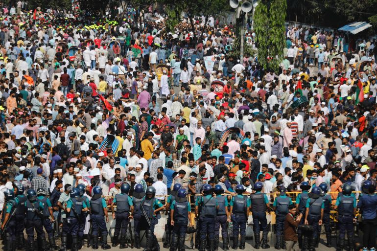 Opposition protests in Bangladesh