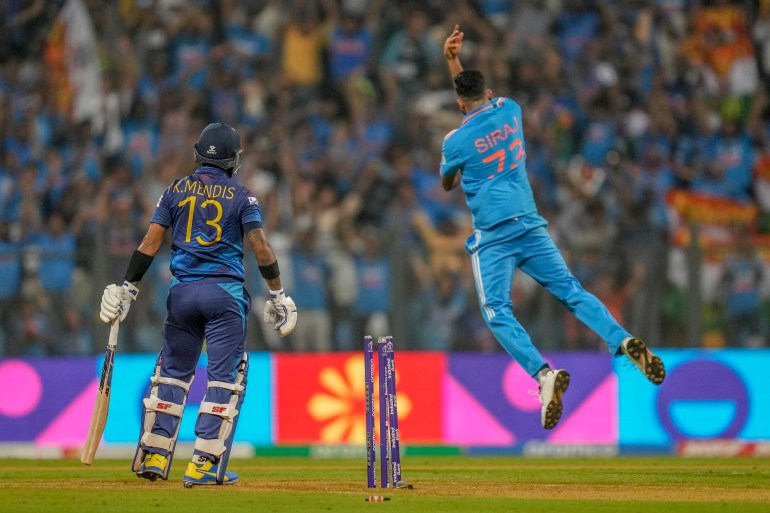 India face Sri Lanka at the 2023 Cricket World Cup
