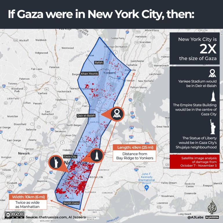 INTERATTIVO - Se Gaza fosse la tua città - New York City-1699867238