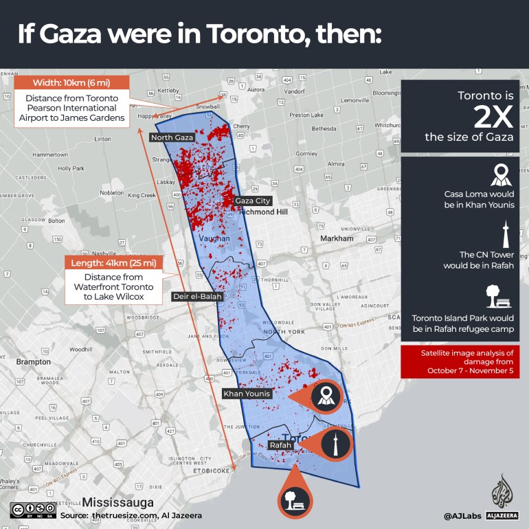 INTERACTIVE - If Gaza was your city - Toronto-1699867371