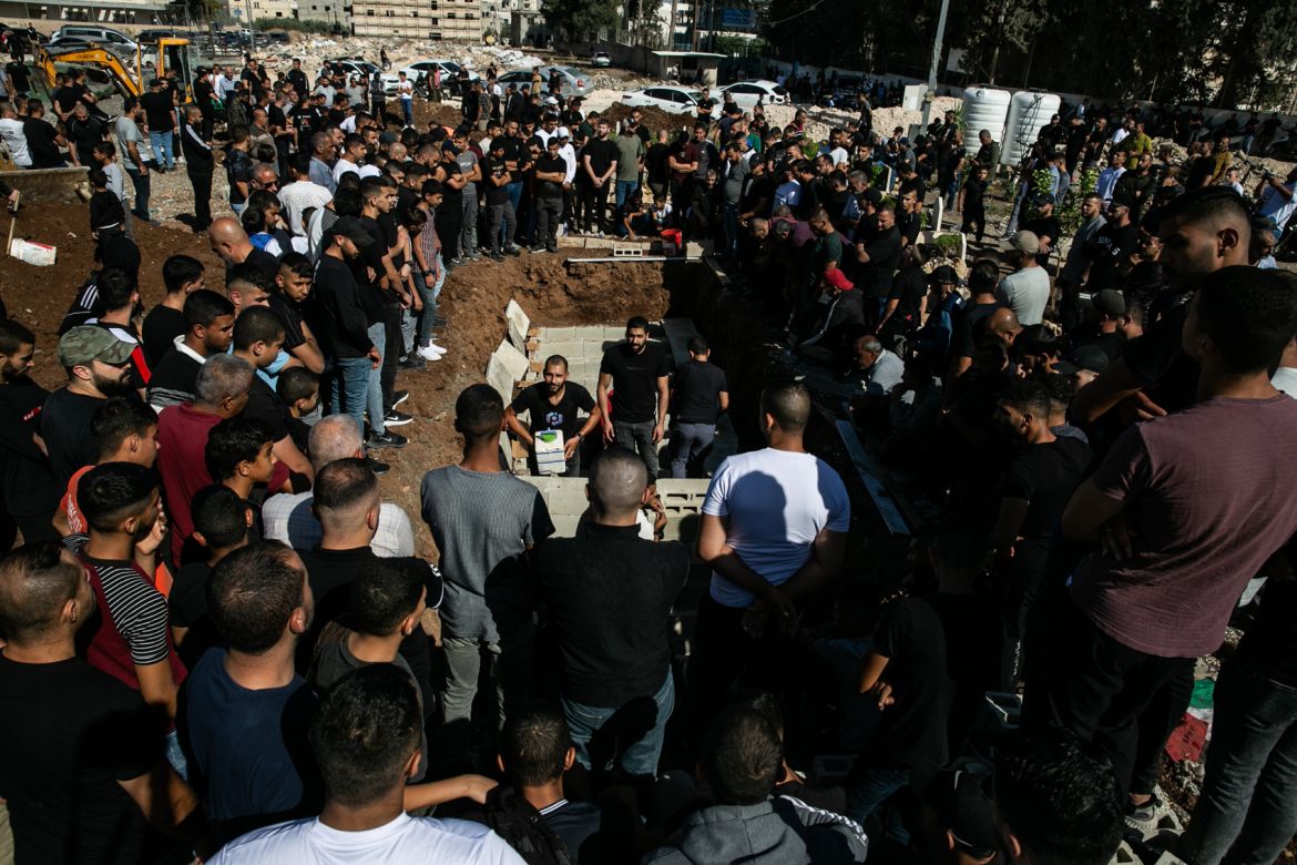 Funeral of a Palestinian fighter in Jenin