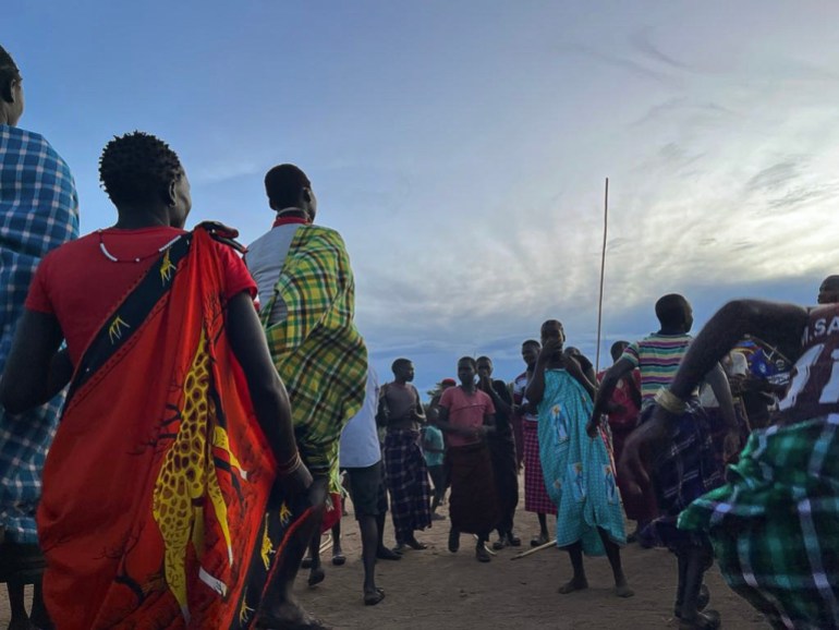 As Sunday evening settles in Kotido town on October 6, 2023, its residents take part in a weekly traditional dance celebration