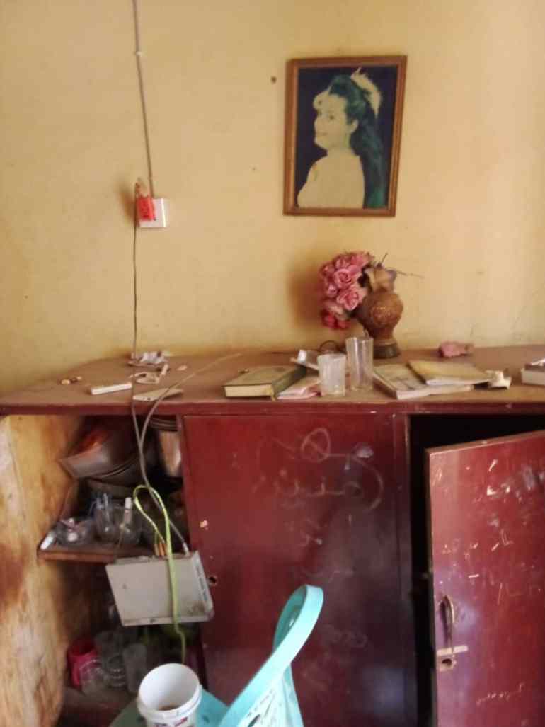 Inside a home looted by RSF in Omdurman, Sudan