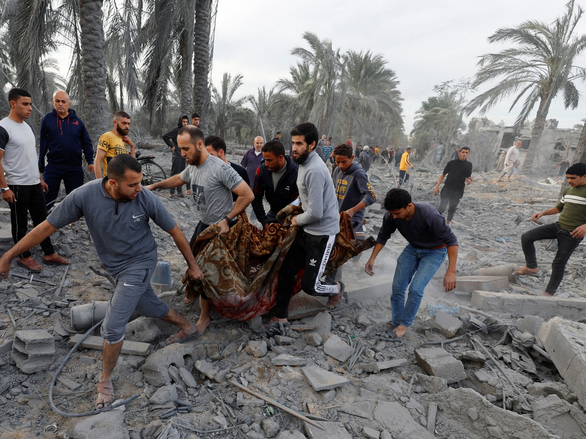 Dozens from same family killed in Gaza as Israel continues bombardment