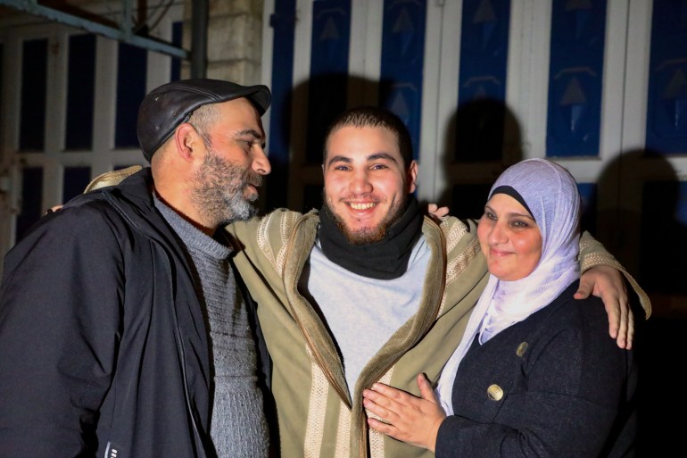 Mohamed Salhab al-Tamimi ailesiyle birlikte
