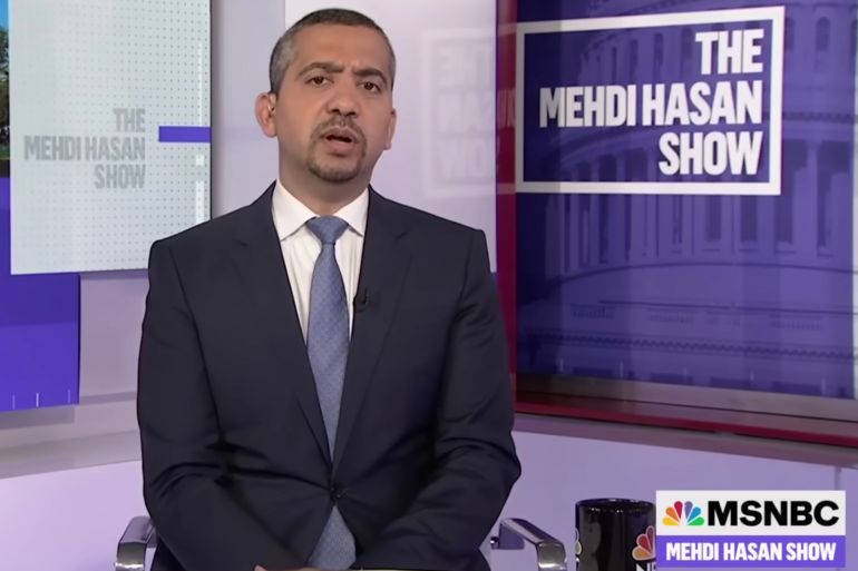 I sostenitori della Palestina denunciano la cancellazione del notiziario Mehdi Hasan da parte della MSNBC