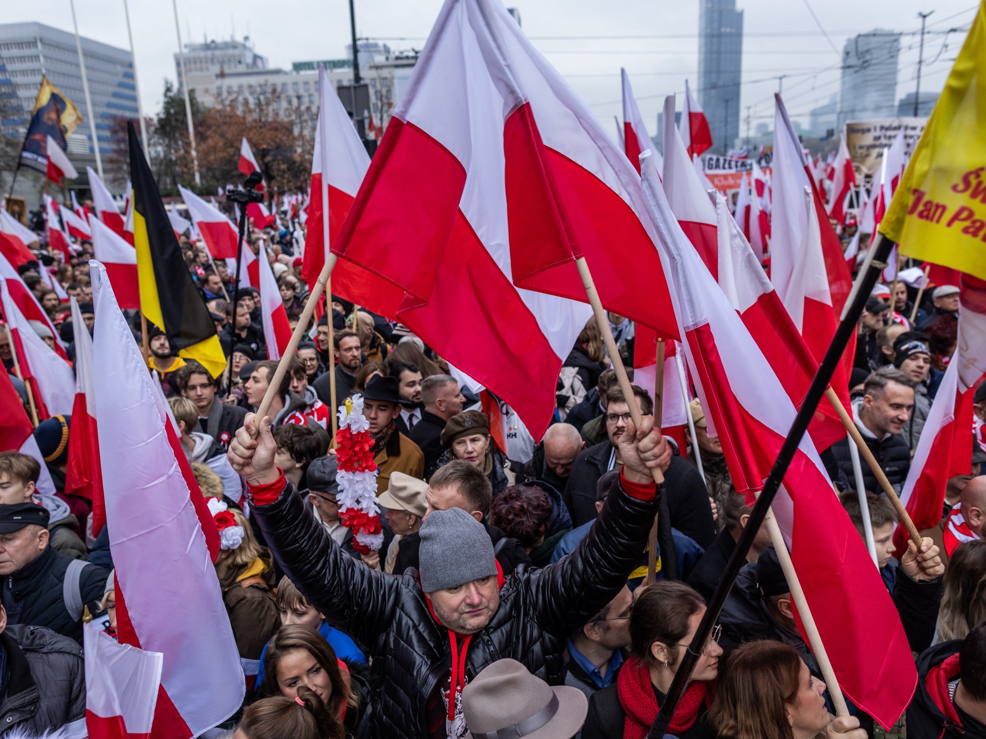 Poland’s nationalist ‘independence march’ draws thousands in Warsaw |  The right-wing extremist news