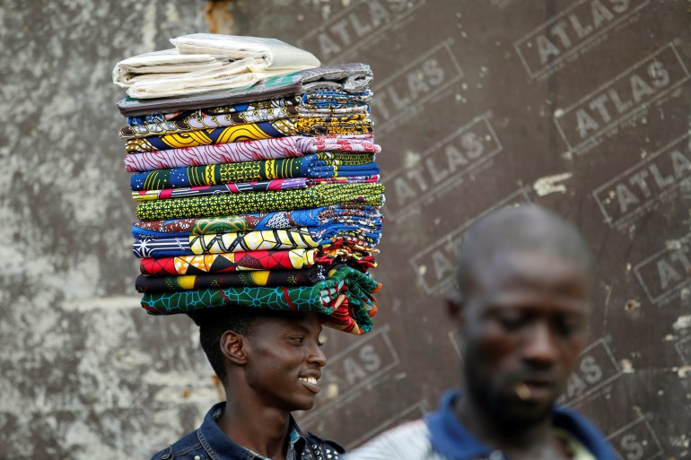 Ankara seller in Lagos