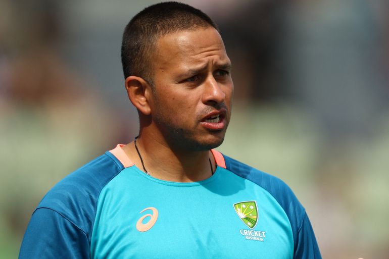 Cricket - Ashes - First Test - England v Australia - Edgbaston Cricket Ground, Birmingham, Britain - June 19, 2023 Australia's Usman Khawaja before the start of the day's play Action Images via Reuters/Paul Childs