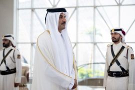 Emir of Qatar Sheikh Tamim bin Hamad Al Thani [Mohamed Al Hammadi/UAE Presidential Court/Handout via reuters]