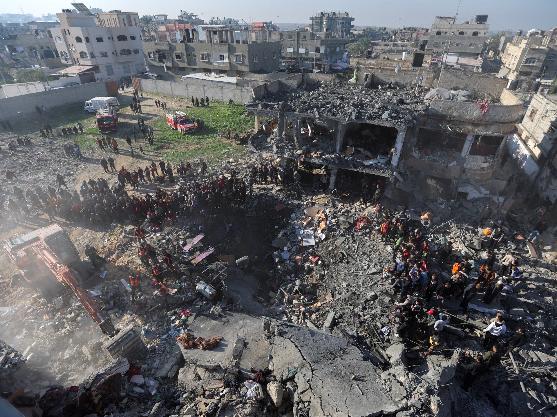 Israeli attack on residential area in south Gaza kills at least 29 | Israel-Palestine conflict News