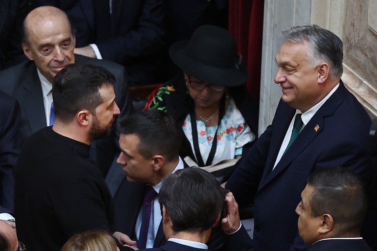 Zelenskyy meets Orban