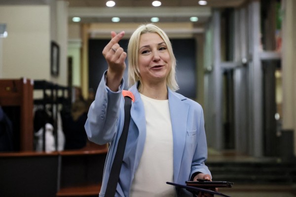 Бившата руска телевизионна журналистка Екатерина Дунцова която издигна името си
