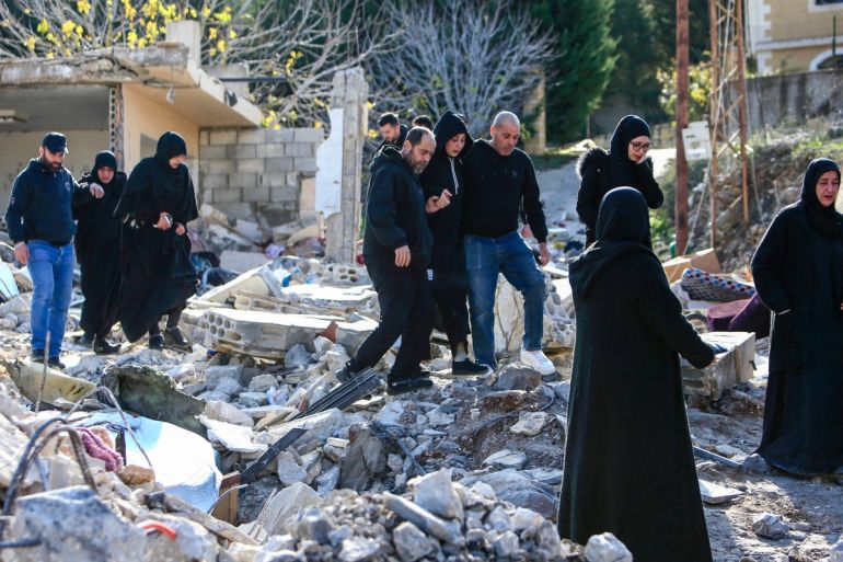İsrail'in Lübnan'ın güneyindeki Bint Cbeil'e düzenlediği saldırının ardından