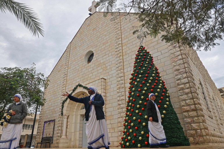 Gaza's only Catholic church was damaged in an airstrike