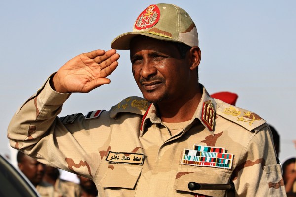 Ръководителят на паравоенните сили на Судан за бърза поддръжка (RSF)