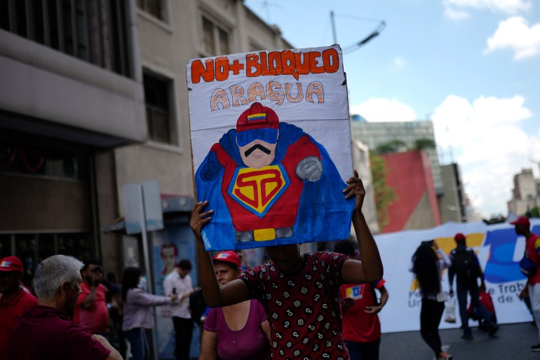 Manifestante venezuelano