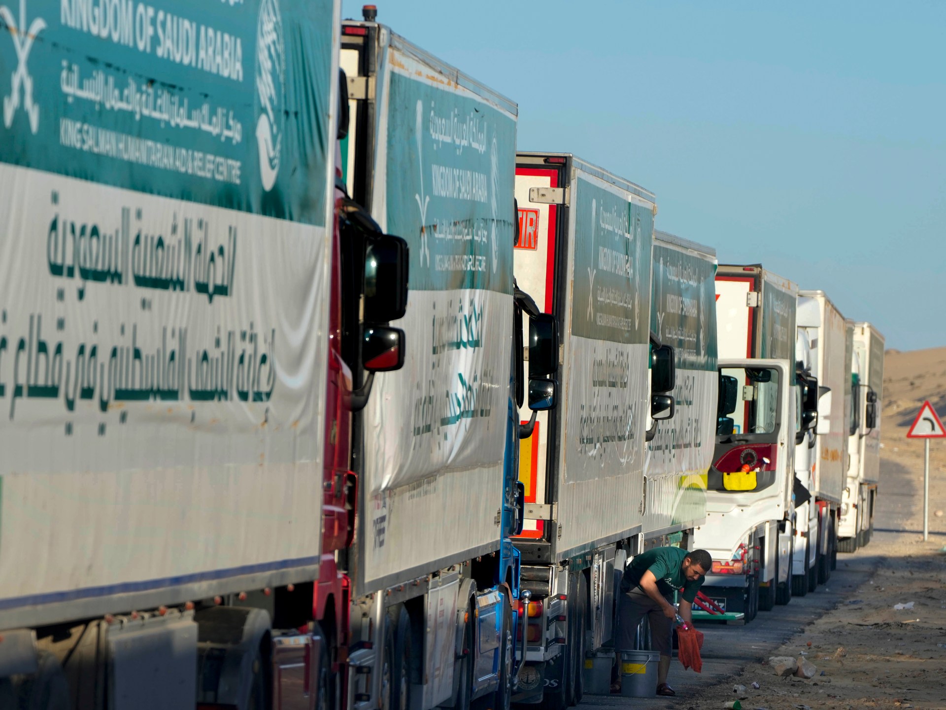 First aid trucks enter Gaza since end of truce, renewed Israeli strikes | Israel-Palestine conflict News