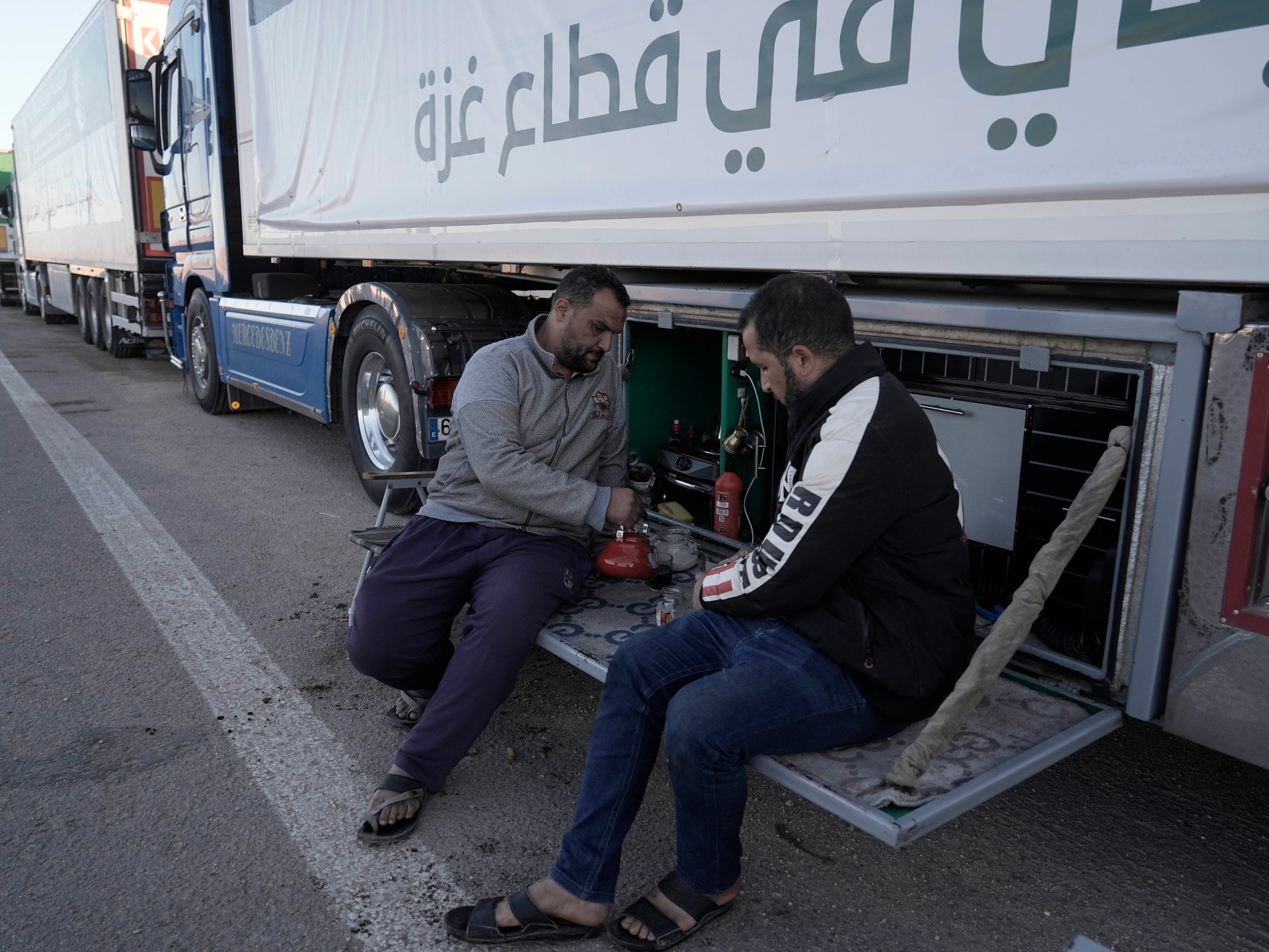 Near Rafah border, baby dies and aid held up again as Israel’s war resumes