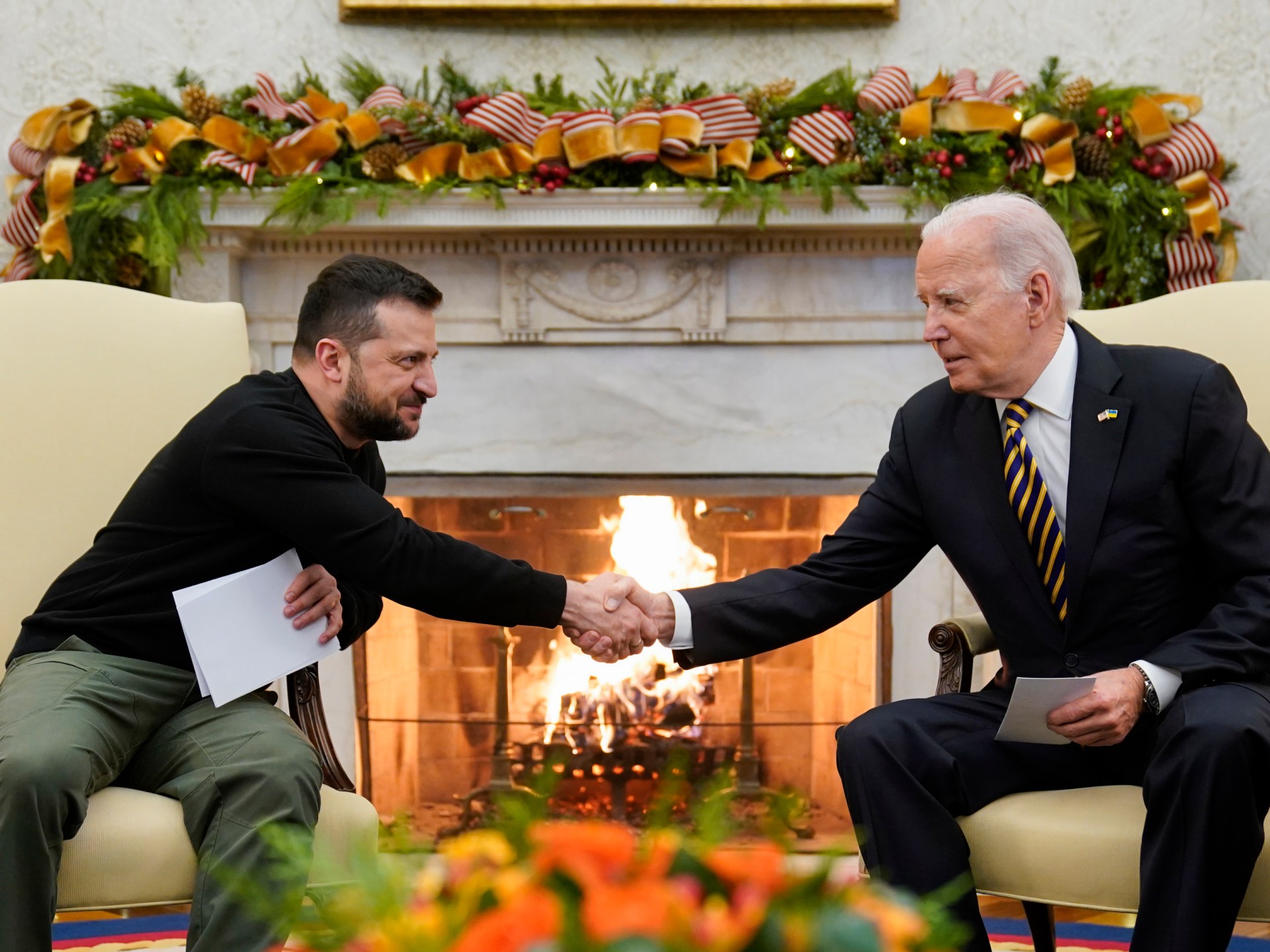 Zełenski nawołuje do nowej pomocy dla Ukrainy, a Biden ostrzega, że ​​opóźnienie finansowania pomaga Putinowi |  Wiadomość o wojnie rosyjsko-ukraińskiej