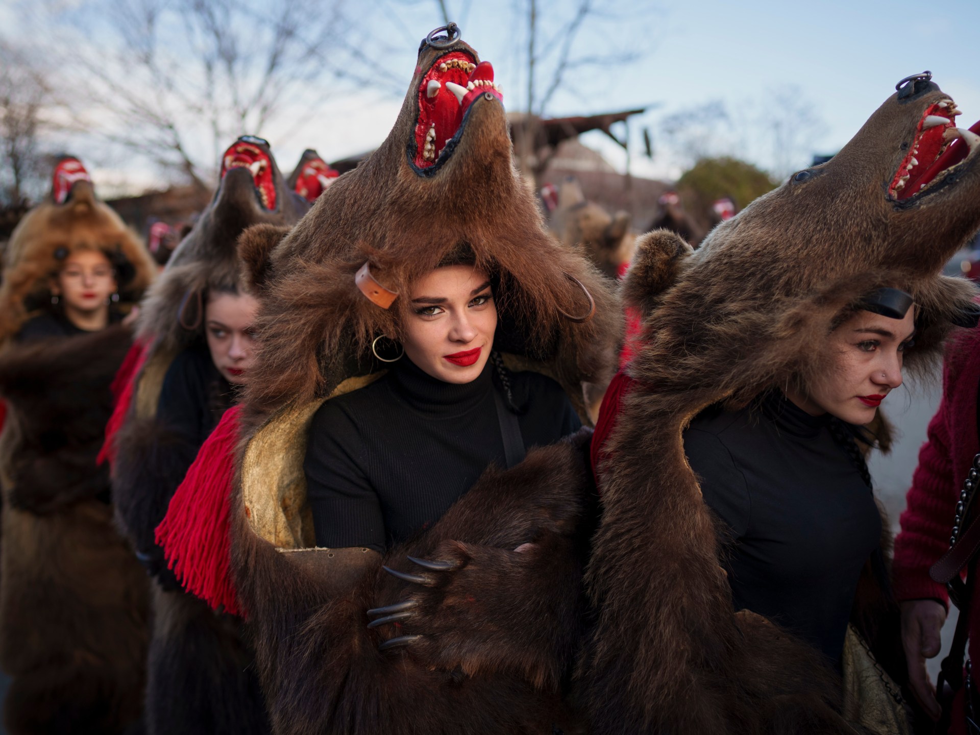 Photos: Romania’s annual Dancing Bears Festival to ‘ward off evil spirits’ | In Pictures