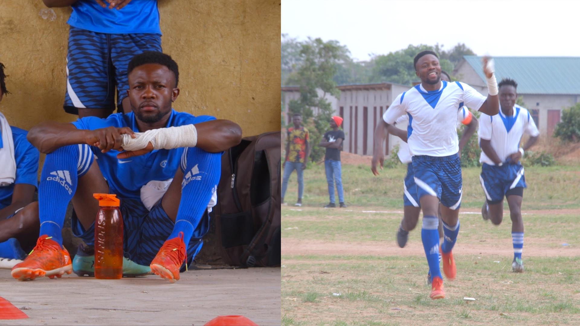 Refugee footballers in Zambia fight for place in top league
