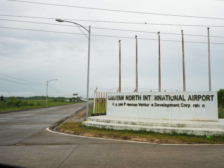 This photo taken on August 25, 2023, shows the Cagayan North International Airport, one of the four new sites that the US military will have access to under an expanded military pact, located in Lal-lo town in northern Philippines.
