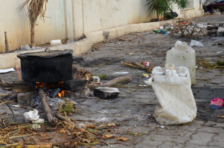 Sudanese refugees in the Tunisian winter