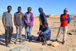 Guinean refugees are camping on wasteland on the outskirts of Sfax, Tunisia [Simon Speakman Cordall/Al Jazeera]