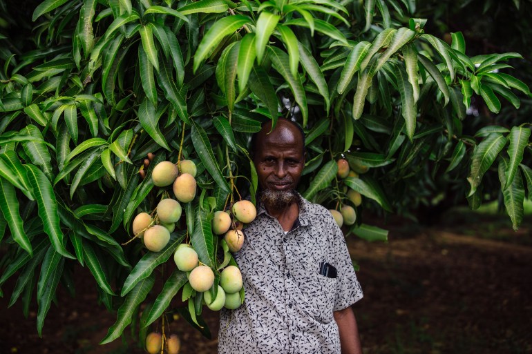 Kenyan farmer Mohammed Adan
