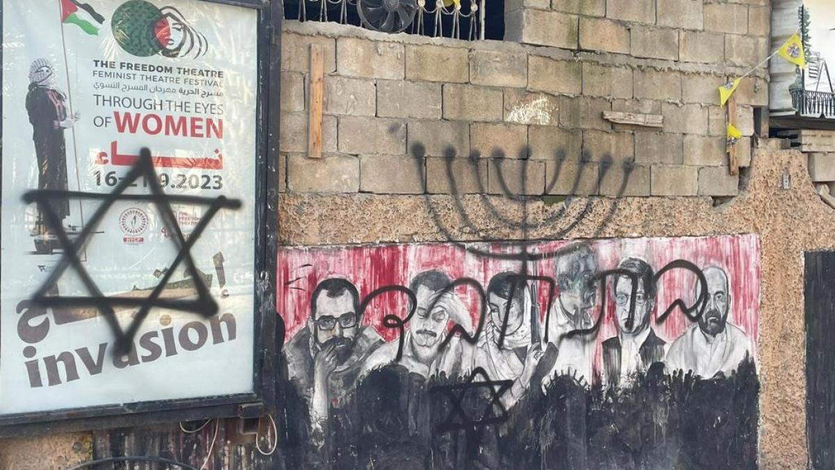 ‘No safe place’: Jenin’s Freedom Theatre raided, daubed with Star of David | Israel-Palestine conflict