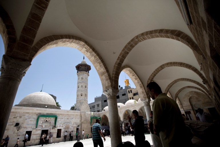Sayed al-Hashim Mosque in Gaza City is said to have also been the burial place for Prophet Muhammad's great grandfather