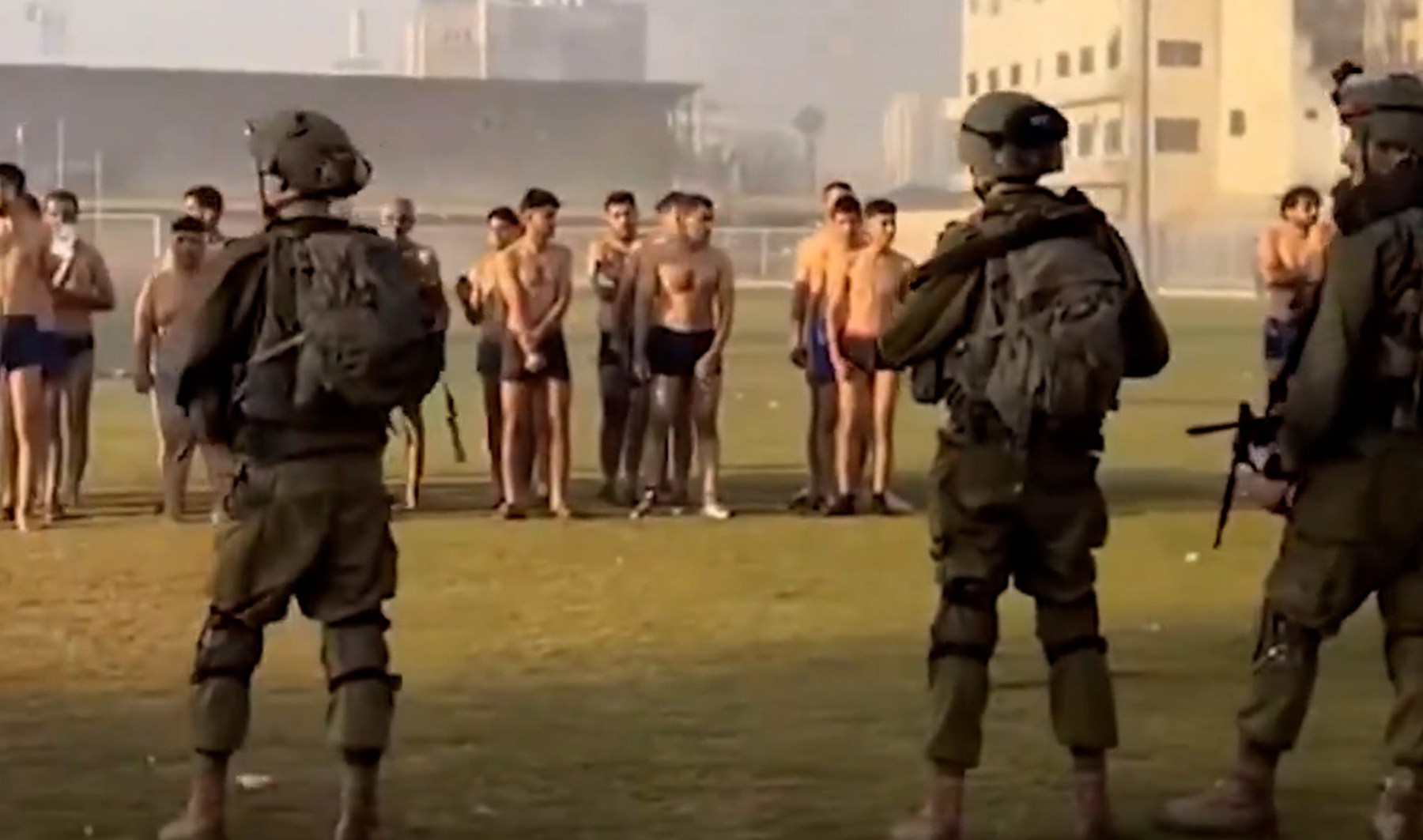 New video shows detainees stripped in Gaza | Israel-Palestine conflict