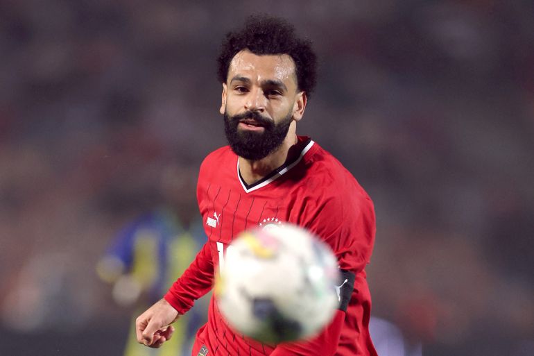 Soccer Football - International Friendly - Egypt v Tanzania - Cairo Stadium, Cairo, Egypt - January 7, 2024 Egypt's Mohamed Salah in action REUTERS/Amr Abdallah Dalsh