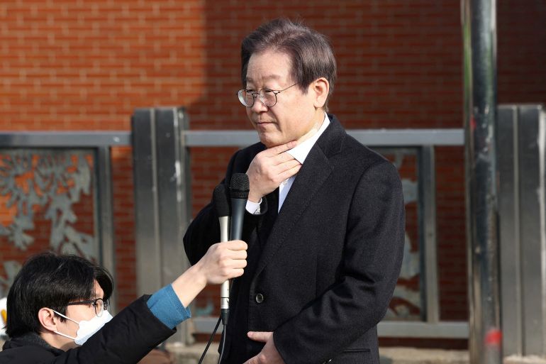 South Korea's opposition Democratic Party leader Lee Jae-myung