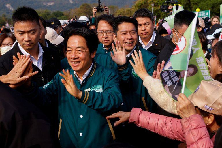 Lai Ching-te, Taiwan's vice president and the ruling Democratic Progressive Party's (DPP) presidential candidate