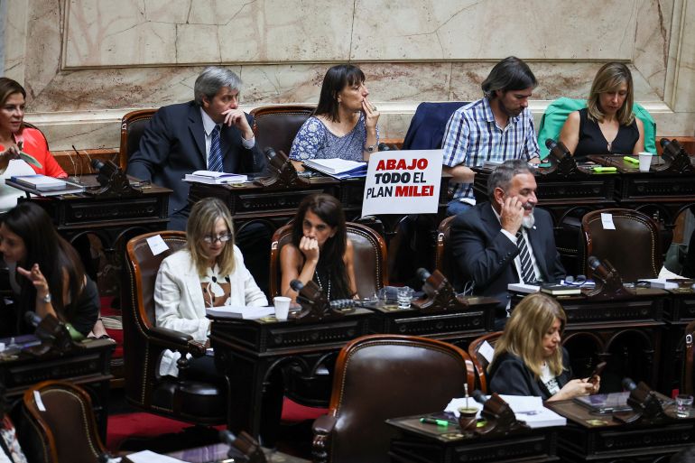 Lawmakers in Argentina