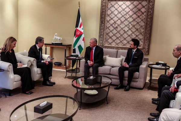 Кралят на Йордания Абдула II призова държавния секретар на САЩ