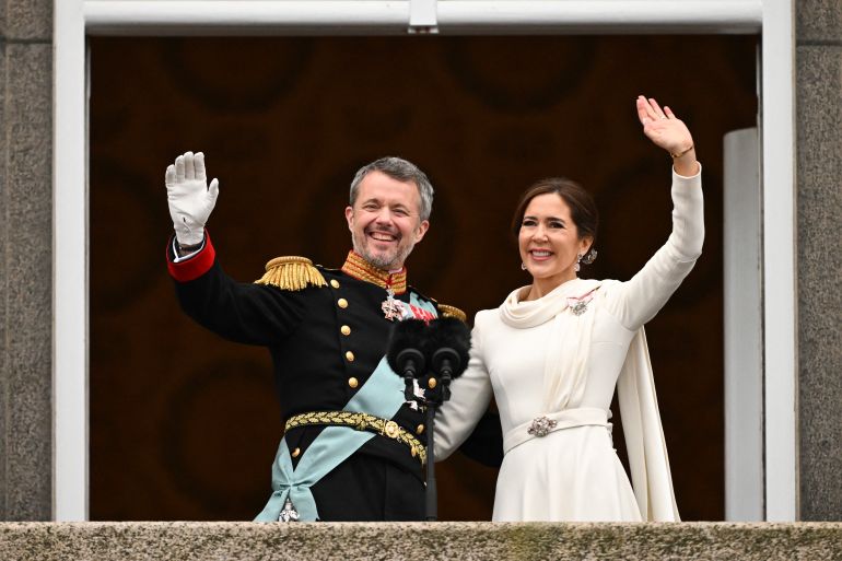 King Frederik X of Denmark and his wife Queen Mary
