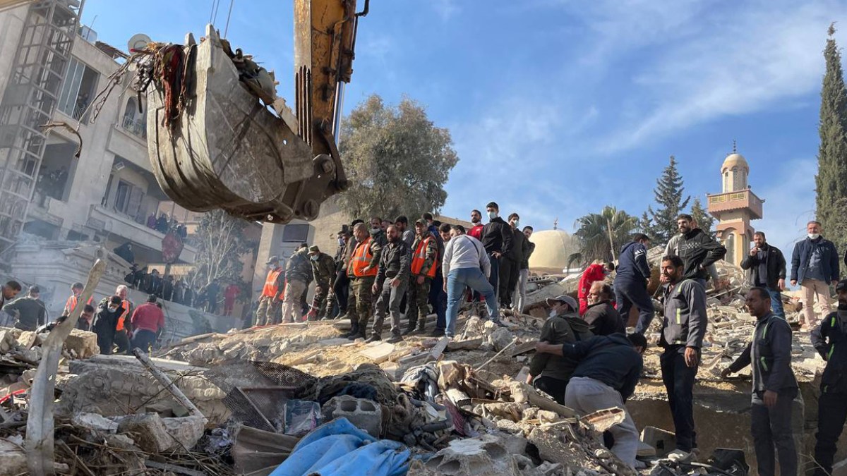 Residential building destroyed in attack that killed IRGC members in Syria | Israel War on Gaza News