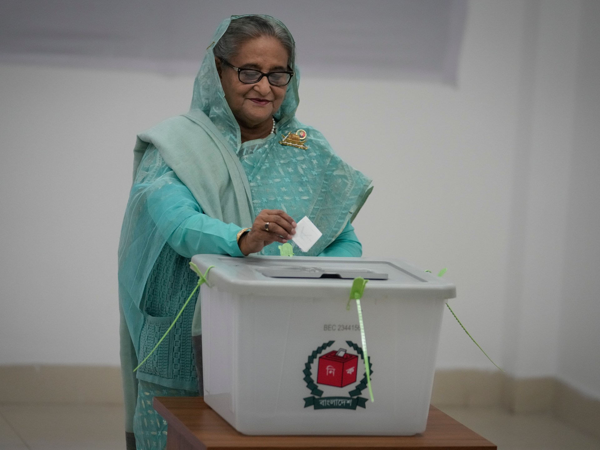 バングラデシュ、反対派によってボイコットされた低調投票率選挙での表計算シェイクハナニュース